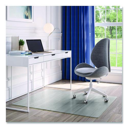 Image of deflecto® CM2G142OCB OceanMat Hard Floor Chair Mat for Hard Floors, Rectangular, Straight Edges, 36" x 48", Clear