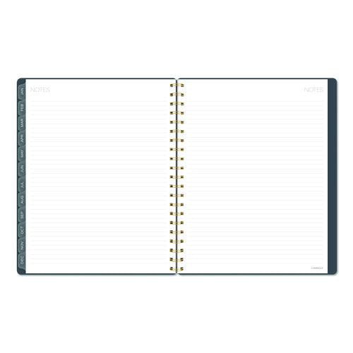 Image of Cambridge® 1765-905 Hera Weekly Monthly Planner, Wavy Lines, 11 x 8.5, Black/Gold Cover, 12-Month (Jan to Dec): 2026