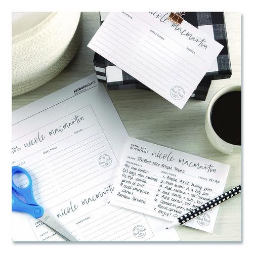 Image of Neenah Paper 40508 / 48508 EXACT INDEX CARD STOCK, 94 BRIGHT, 110 LB INDEX WEIGHT, 8.5 X 11, WHITE, 250/PACK