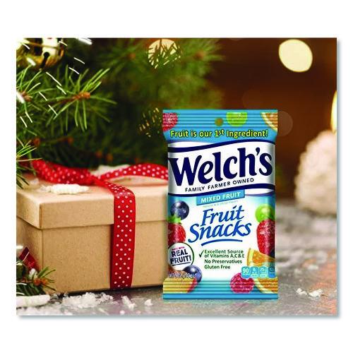 Image of Welch's® PIM05098 Fruit Snacks, Mixed Fruit, 5 Oz Pouch, 12/carton