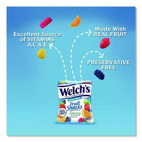 Image of Welch's® PIM05098 Fruit Snacks, Mixed Fruit, 5 Oz Pouch, 12/carton