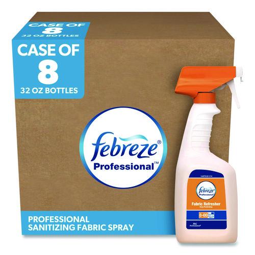 Image of Febreze® 03259 Fabric Refresher Spray, Fresh Clean Scent, (8) 32 oz Bottles and (2) Trigger Sprayers/Carton