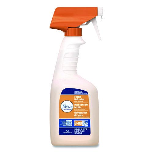 Image of Febreze® 03259 Fabric Refresher Spray, Fresh Clean Scent, (8) 32 oz Bottles and (2) Trigger Sprayers/Carton