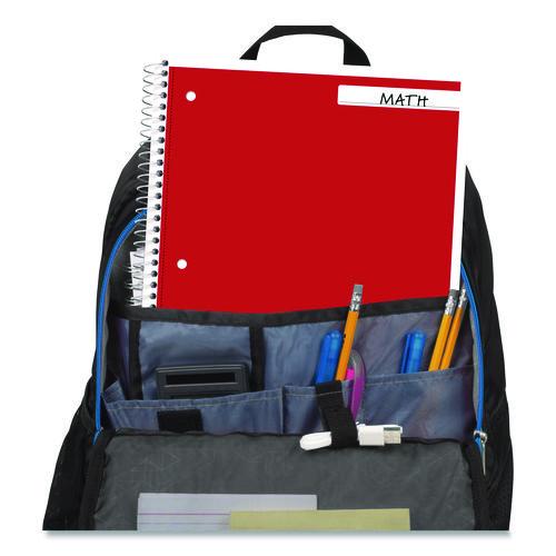 Image of Mead® 05514 Spiral Notebook, 1-Subject, Wide/Legal Rule, Randomly Assorted Cover Color, (100) 10.5 x 7.5 Sheets