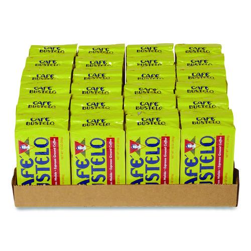 Image of Cafe Bustelo 7447101720 Coffee Brick, Espresso, 10 oz Brick Pack, 24/Carton