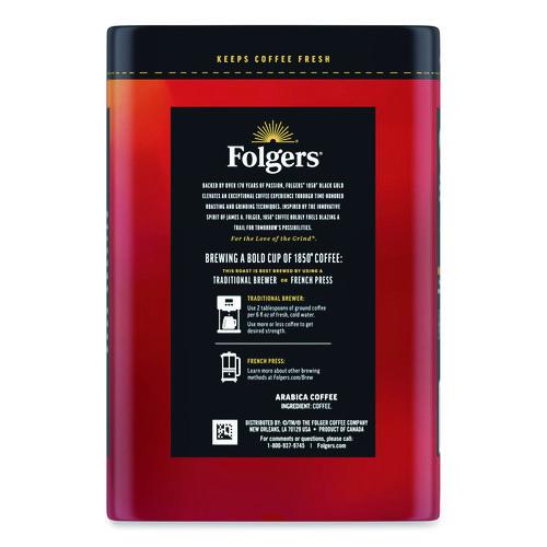 Image of 1850 2550012722 Black Gold Roast Ground Coffee, 12 oz Canister