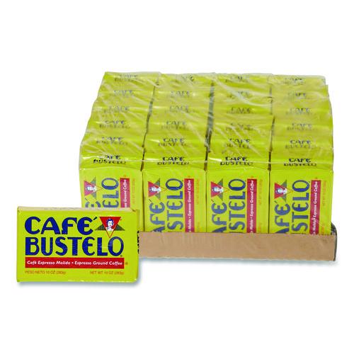 Image of Cafe Bustelo 7447101720 Coffee Brick, Espresso, 10 oz Brick Pack, 24/Carton