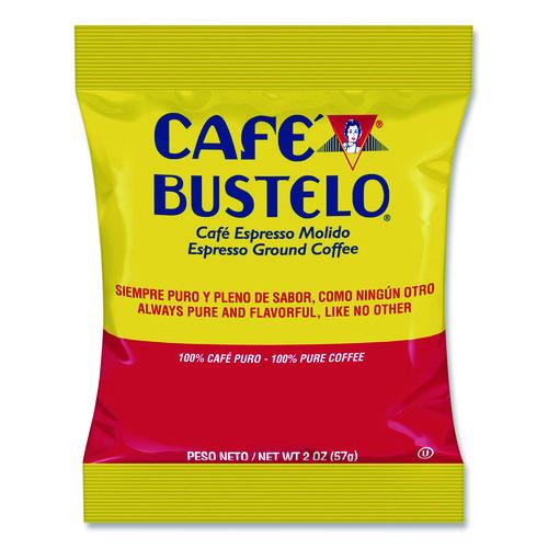 Image of Cafe Bustelo 7447101014 Regular Coffee Fraction Packs, Espresso, 2 oz Pack, 30/Carton