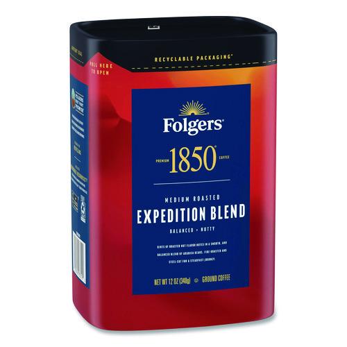 Image of 1850 2550093312 Expedition Blend Roast Ground Coffee, 12 oz Canister