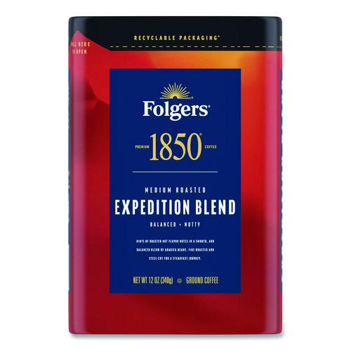 Image of 1850 2550093312 Expedition Blend Roast Ground Coffee, 12 oz Canister