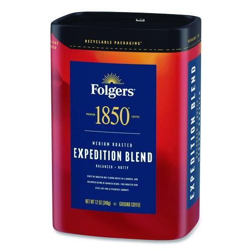 Image of 1850 2550093312 Expedition Blend Roast Ground Coffee, 12 oz Canister
