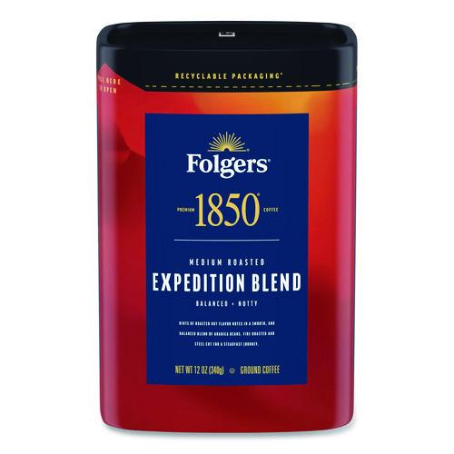 Image of 1850 2550093312 Expedition Blend Roast Ground Coffee, 12 oz Canister