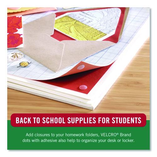 Image of VELCRO® Brand 95194 Sticky-Back Fasteners, Complete Sets, 0.75" dia, Clear, 200/Pack