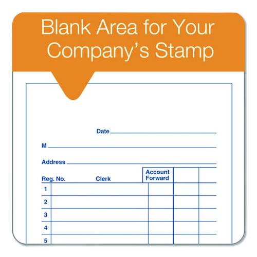 Image of AdamsÂ® Multipart General-Purpose Sales Pad, Two-Part Carbonless, 3.34 x 5.13, 50 Forms/Pad, 10 Pads/Pack