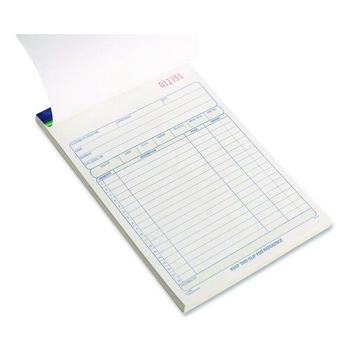 Image of Adams® DC5805-10 Multipart Sales Order Pad, Two-Part Carbonless, 5.56 x 7.94, 50 Forms/Pad, 10 Pads/Box