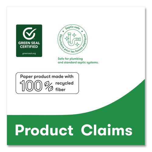 Image of Cascades PRO B212 Select Jumbo Bath Tissue, Septic Safe, 1-Ply, 3.3" x 2,000 ft, White, 12 Rolls/Carton