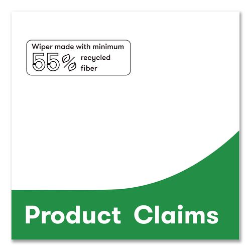 Image of Cascades PRO W420 Tuff-Job S400 Drc Wipers, Medium, 12 X 13, White, 60/pack, 18 Pack/carton