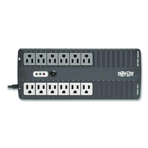 Image of Tripp Lite by Eaton Internet Office Ultra-Compact Desktop Standby Ups, 12 Outlets, 750 Va, 420 J