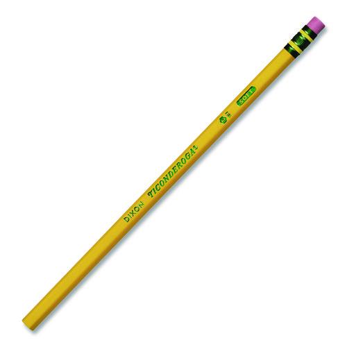 Image of Ticonderoga® X13883 Pencils, H (#3), Black Lead, Yellow Barrel, Dozen