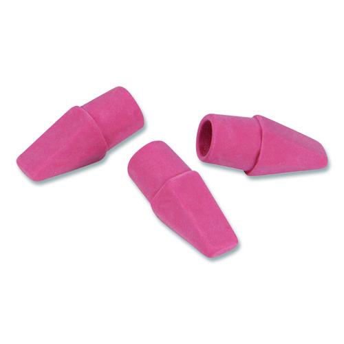 Image of Dixon® X34500 Wedge Cap Erasers, For Pencil Marks, Pink, 144/box