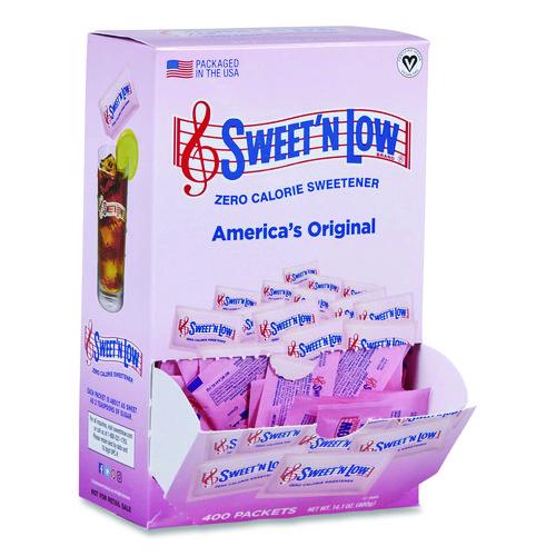 Image of Sweet'N Low® 4480050150 Sugar Substitute, 1 g Packet, 400/Box, 4 Box/Carton