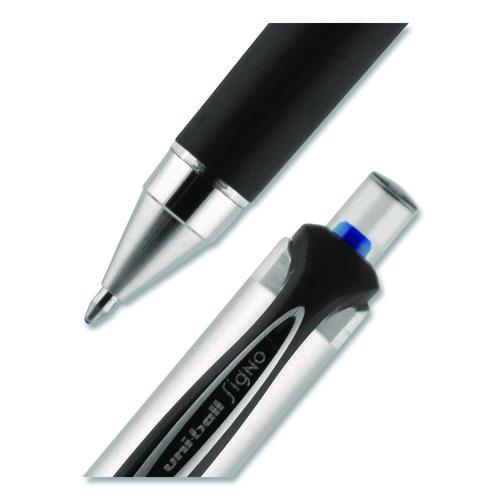 Image of uniball® 65874PP 207 Impact RT Gel Retractable Pen Refills, Bold 1 mm Conical Tip, Blue Ink, 2/Pack