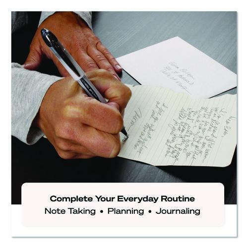 Image of uniball® 69025 VISION ELITE Rollerball Pen, Stick, Bold 0.8 mm, Violet Ink, White/Violet/Clear Barrel