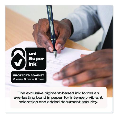 Image of uniball® 73834 Jetstream Hybrid Gel Pen, Retractable, Bold 1 mm, Red Ink, Black/Silver/Red Barrel