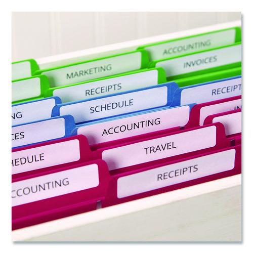 Image of Avery® 75366 Permanent Trueblock File Folder Labels With Sure Feed Technology, 0.66 X 3.44, White, 30/sheet, 60 Sheets/box