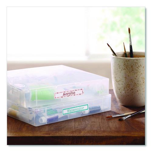 Image of Avery® 75366 Permanent Trueblock File Folder Labels With Sure Feed Technology, 0.66 X 3.44, White, 30/sheet, 60 Sheets/box