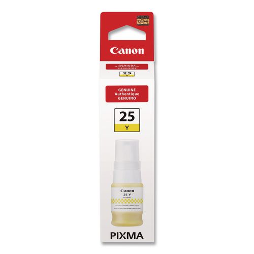 Image of Canon® 6279C001 6279C001 (GI-25) CISS High-Yield Ink, 3,000 Page-Yield, Yellow
