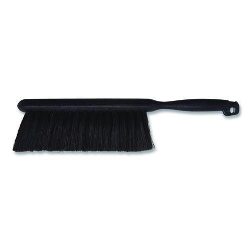 Image of Carlisle 3622503 Counter/Radiator Brush, Black Horsehair Blend Bristles, 8" Brush, 5" Black Handle