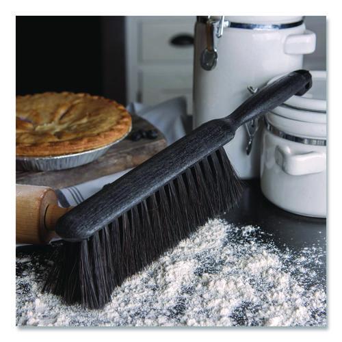 Image of Carlisle 3622503 Counter/Radiator Brush, Black Horsehair Blend Bristles, 8" Brush, 5" Black Handle