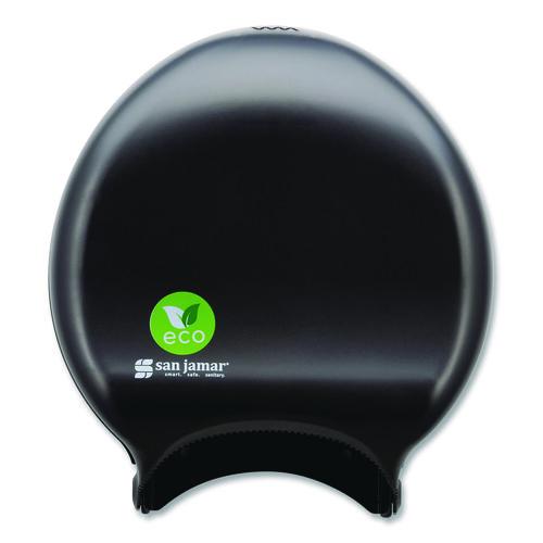 Image of San Jamar® R2000REBK Ecological Green Tissue Dispenser, 16.75 x 5.25 x 12.25, Black