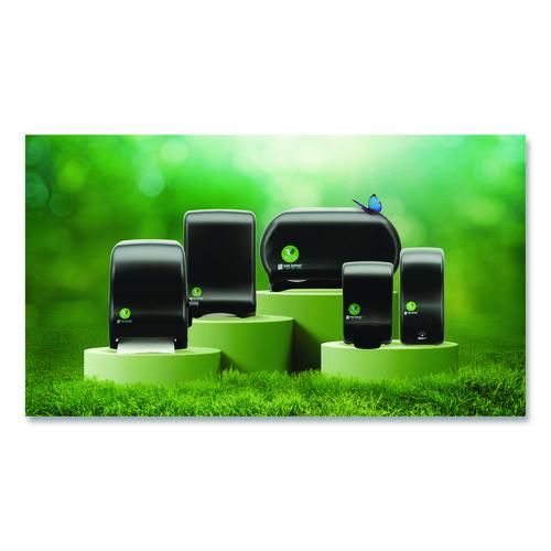 Image of San Jamar® R2000REBK Ecological Green Tissue Dispenser, 16.75 x 5.25 x 12.25, Black