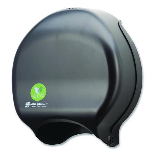 Image of San Jamar® R2000REBK Ecological Green Tissue Dispenser, 16.75 x 5.25 x 12.25, Black