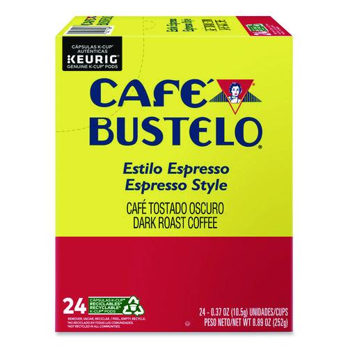 Image of Cafe Bustelo 5000363549 Espresso Style K-Cups, 24/box