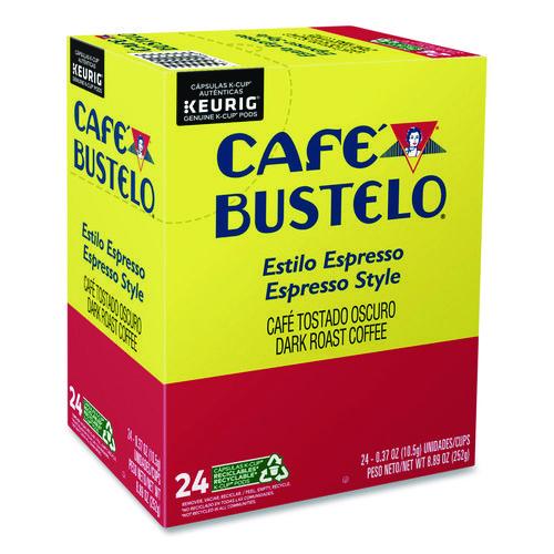 Image of Cafe Bustelo 5000363549 Espresso Style K-Cups, 96/carton