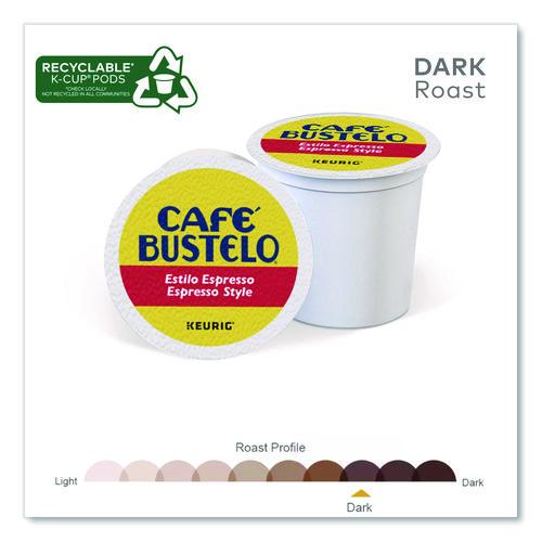 Image of Cafe Bustelo 5000363549 Espresso Style K-Cups, 96/carton