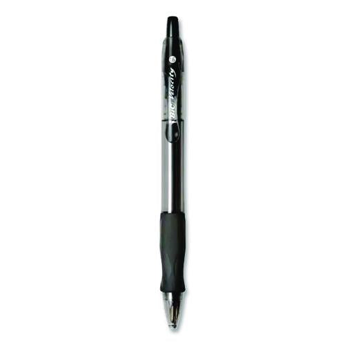 Image of BIC® VLGB361-BLK GLIDE Bold Ballpoint Pen Value Pack, Retractable, Bold 1.6 mm, Black Ink, Smoke Barrel, 36/Pack