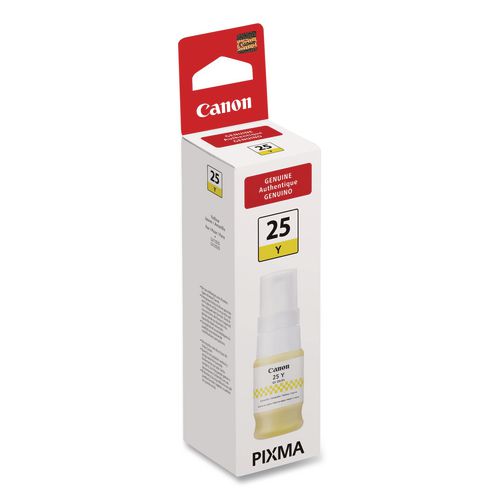 Image of Canon® 6279C001 6279C001 (GI-25) CISS High-Yield Ink, 3,000 Page-Yield, Yellow