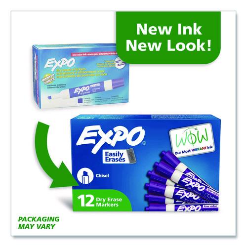 Image of EXPO® 80008A Low-Odor Dry-Erase Marker, Broad Chisel Tip, Purple