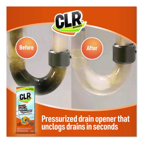 Image of CLR® PP6 Power Plumber Drain Opener, 4.5 oz Aerosol Spray, 6/Carton