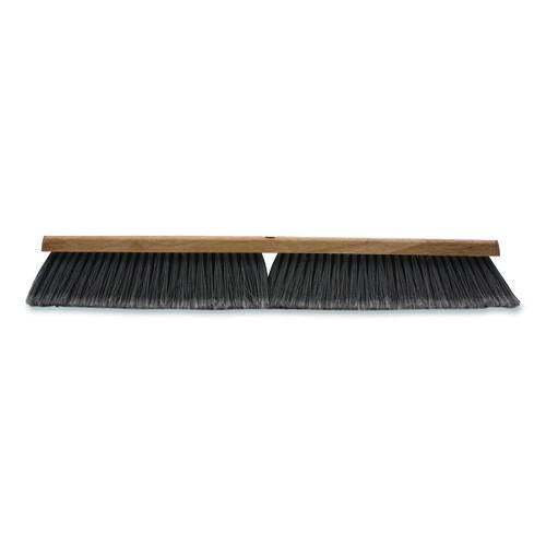 Image of Carlisle 3621952423 Flagged Floor Sweep, 3" Gray Flagged Filament Bristles, 24" Brush, 12/Carton