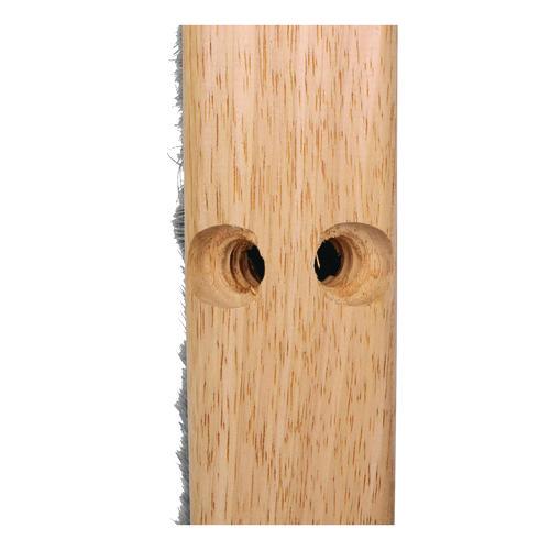 Image of Carlisle 3621952423 Flagged Floor Sweep, 3" Gray Flagged Filament Bristles, 24" Brush, 12/Carton