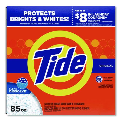 Image of Tide® 80811552 He Laundry Detergent, Original Scent, Powder, 85 Oz Box, 3/carton