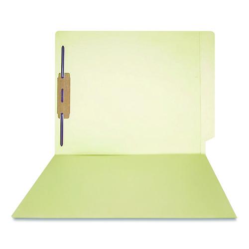 Image of Medical Arts Press® 50664 Full Pocket End Tab Fastener Folders, Straight Tab, Expands 0.75", 1 Fastener, Letter Size, Manila, 50/Box