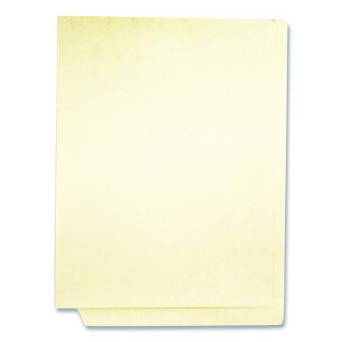 Image of Medical Arts Press® 52406B End Tab Fastener Folders, Straight Tab, Expands 0.75", 2 Vertical/Horizontal Fasteners, Letter Size, Manila, 250/Box