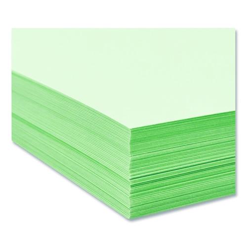 Image of Lettermark 94307RM Colors 30% Recycled Multipurpose Color Paper, 20 lb Bond Weight, 11 x 17, Pastel Green, 500/Ream