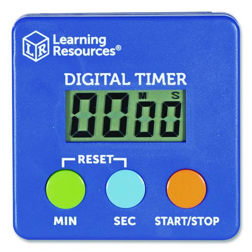 Image of Learning Resources® LER4339 Classroom Timer, LCD, 5.3 x 3.6 x 0.9, Blue